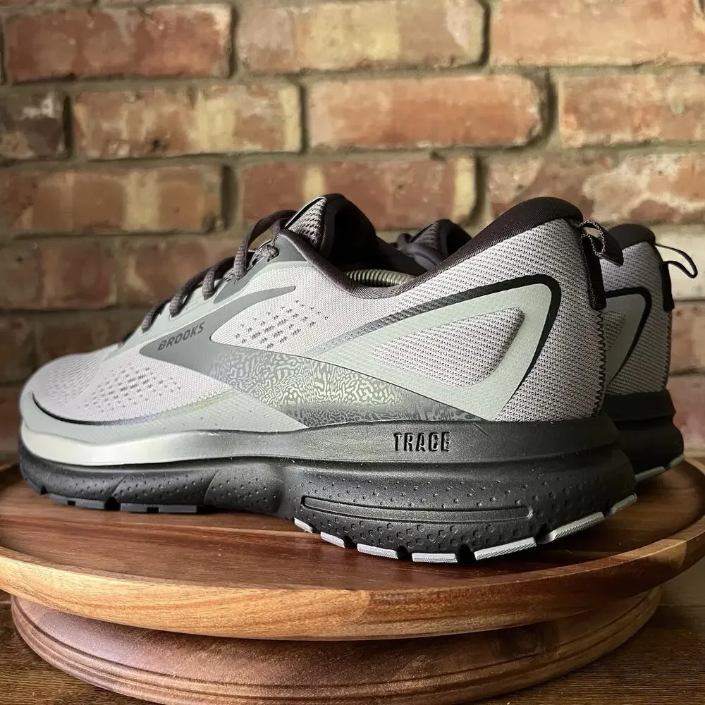 Brooks Trace 3 Men’s 13 Neutral Balanced Cushion Running Gray Sneakers Shoes